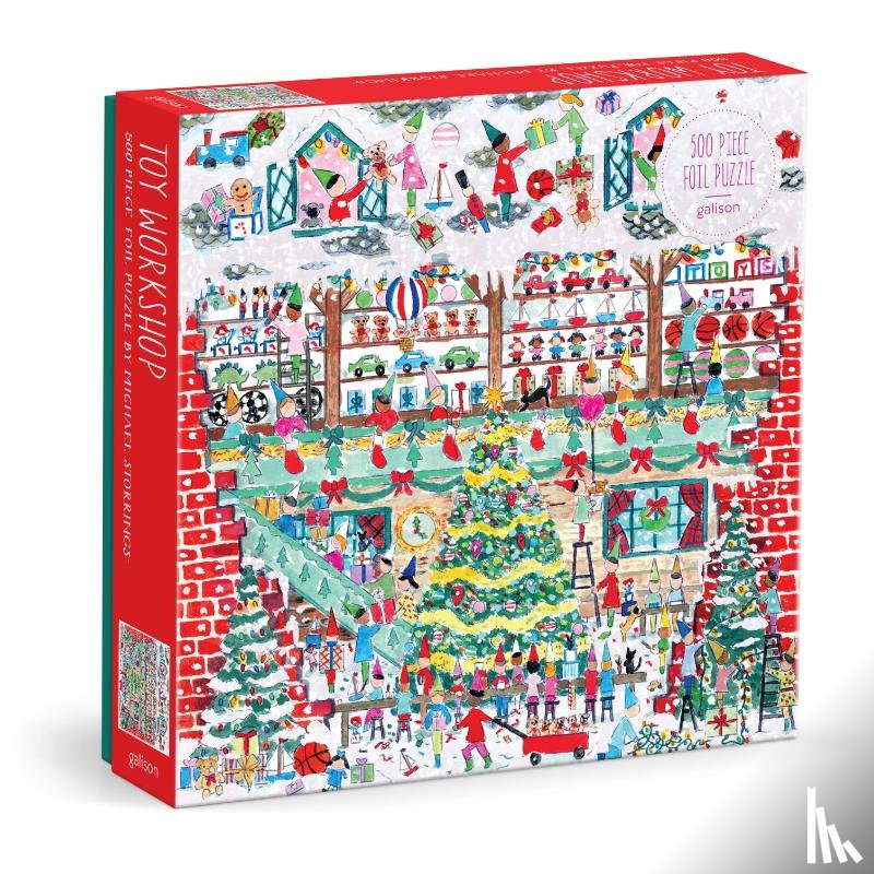 Galison, Storrings, Michael - Michael Storrings Toy Workshop 500 Piece Foil Puzzle