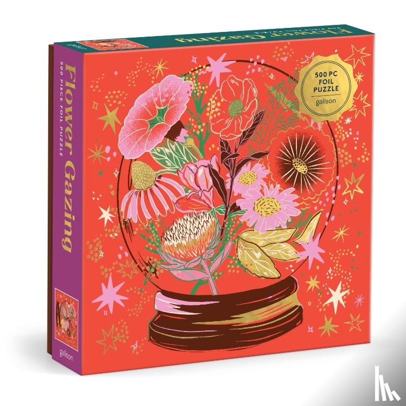 Galison, Fuertes, Florencia - Flower Gazing 500 Piece Foil Puzzle