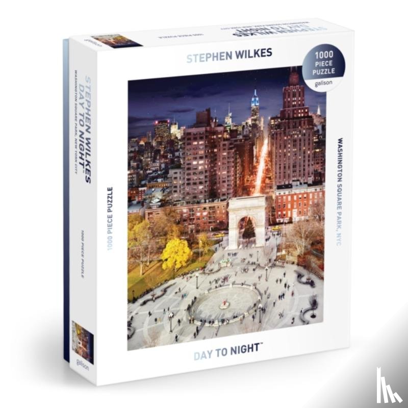 Galison - Stephen Wilkes Day To Night™ Washington Square Park 1000 Piece Puzzle