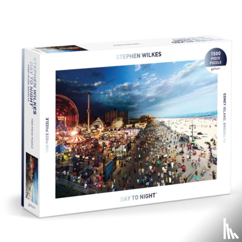 Galison - Stephen Wilkes Day To Night? Coney Island 1500 Piece Puzzle
