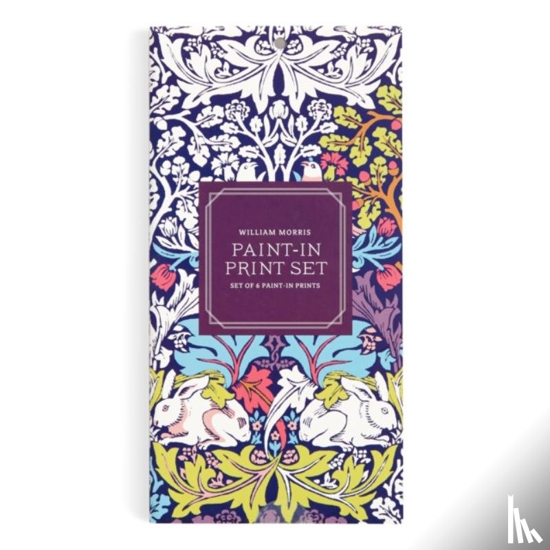 Galison, Morris, William - William Morris Paint-In Postcard Set
