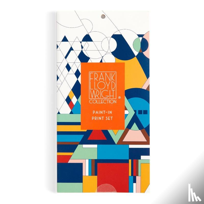 Galison, Wright, Frank Lloyd - Frank Lloyd Wright Paint-In Postcard Set