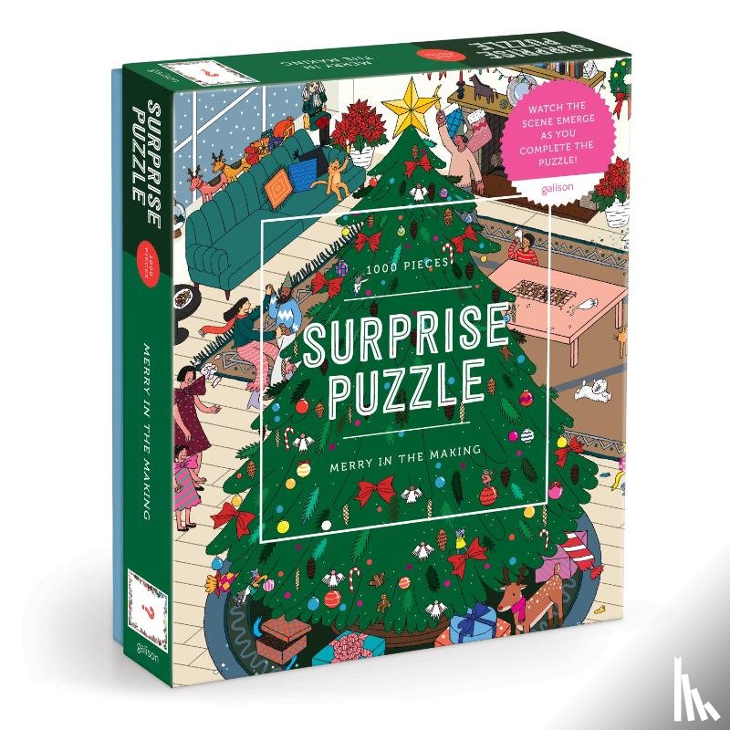 Galison, Chung, Hye Jin - Merry In the Making 1000 Piece Surprise Puzzle