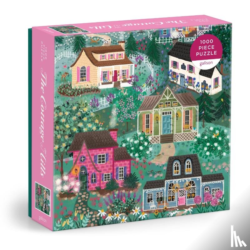 Galison - Joy Laforme The Cottage Hills 1000 Piece Puzzle in a Square Box