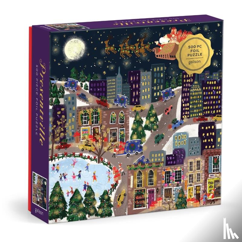 Galison - Joy Laforme Presentville 500 Piece Foil Puzzle