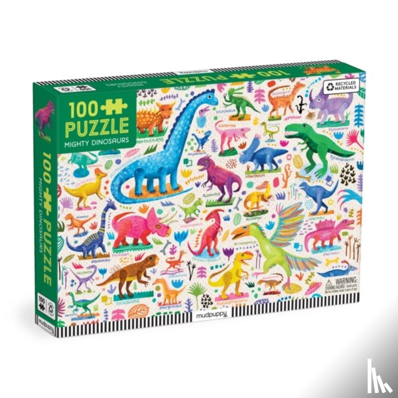 Mudpuppy - Mighty Dinosaurs 100 Piece Puzzle