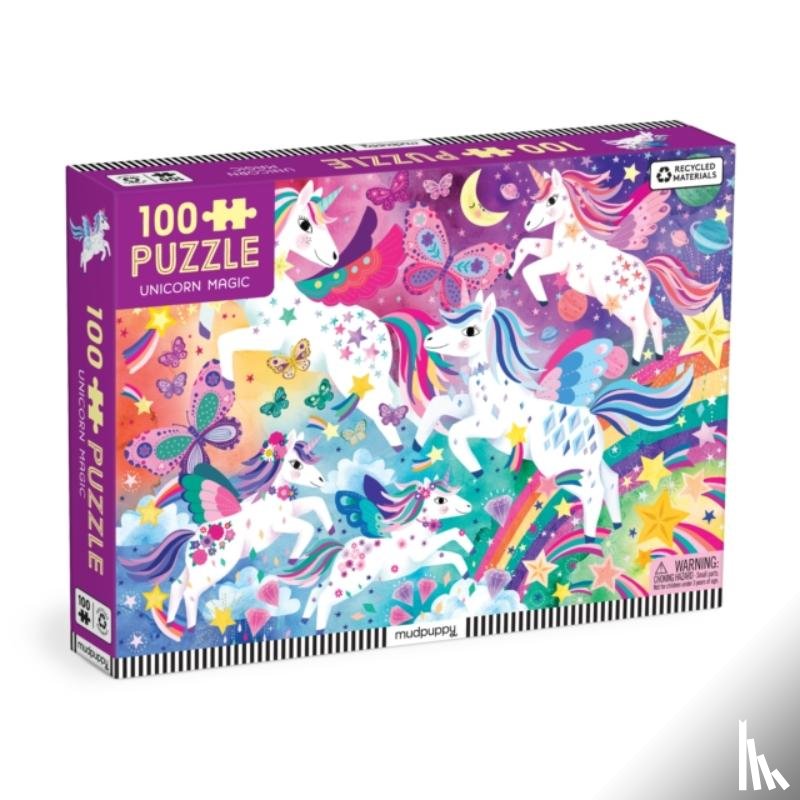 Mudpuppy - Unicorn Magic 100 Piece Puzzle