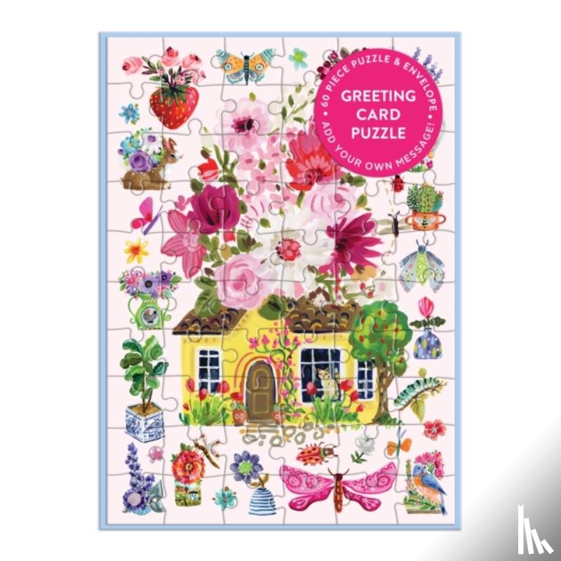 Galison - Buzzy Bouquets Greeting Card Puzzle