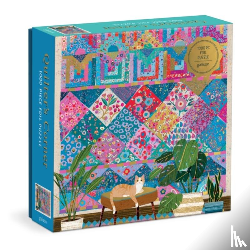 Galison - Victoria Ball Quilter's Corner 1000 Piece Foil Puzzle