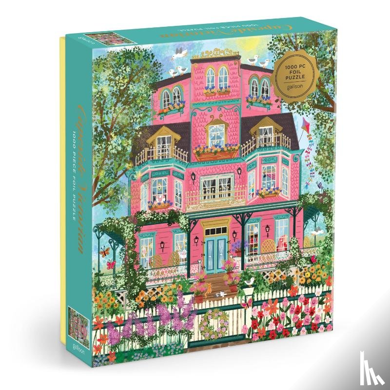 Galison - Joy Laforme Capeside Victorian 1000 Piece Foil Puzzle