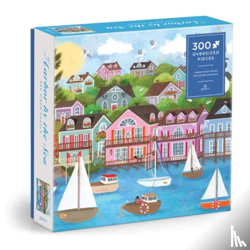 Galison - Joy Laforme Harbor by the Sea 300 Piece Puzzle