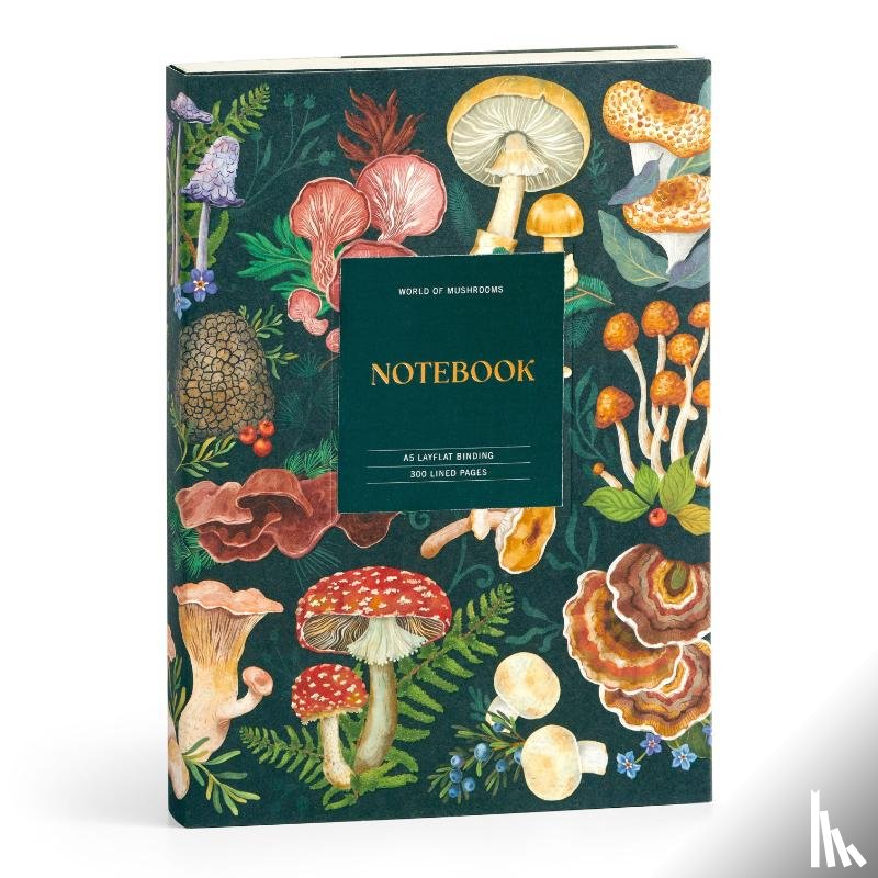 Galison - World of Mushrooms Premium A5 Notebook