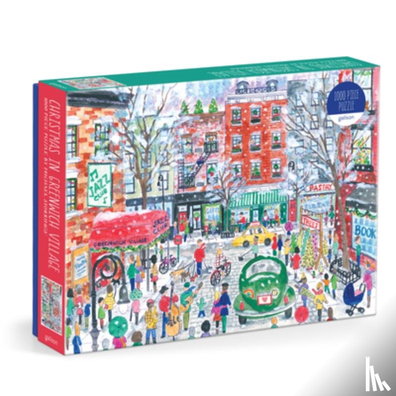 Galison - Michael Storrings Christmas in Greenwich Village 1000 Piece Puzzle