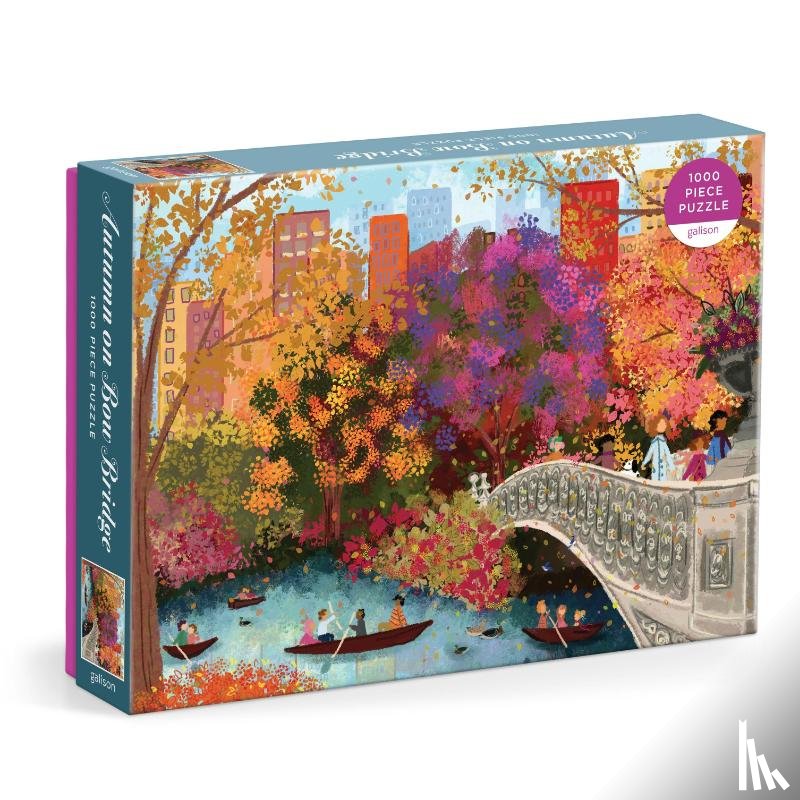 Galison - Joy Laforme Autumn on Bow Bridge 1000 Piece Puzzle