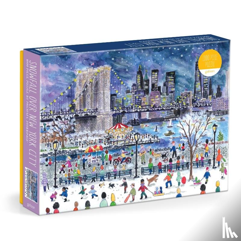 Galison - Michael Storrings Snowfall Over New York City 1000 Piece Puzzle