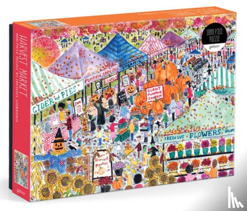 Galison - Michael Storrings Harvest Market 1000 Piece Puzzle