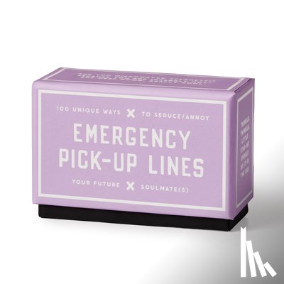 Brass Monkey, Brass - Emergency Pick-up Lines Card Set