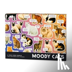 Brass Monkey, Brass - Moody Cats 1000 Piece Puzzle