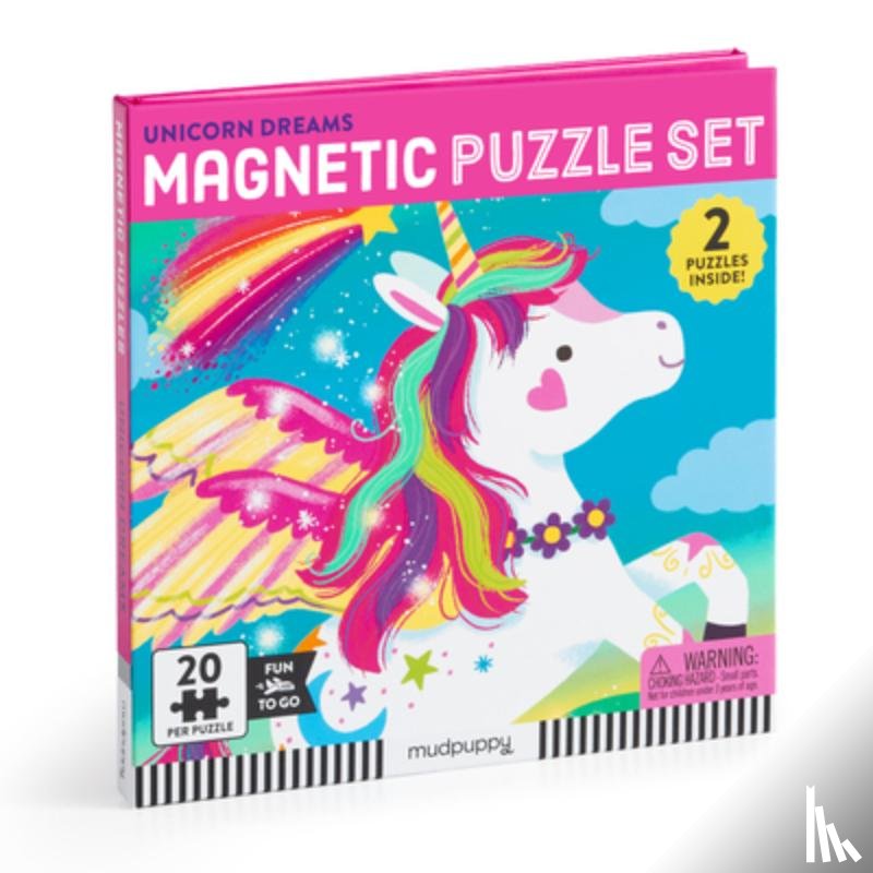 Mudpuppy - Unicorn Dreams Magnetic Puzzles Set