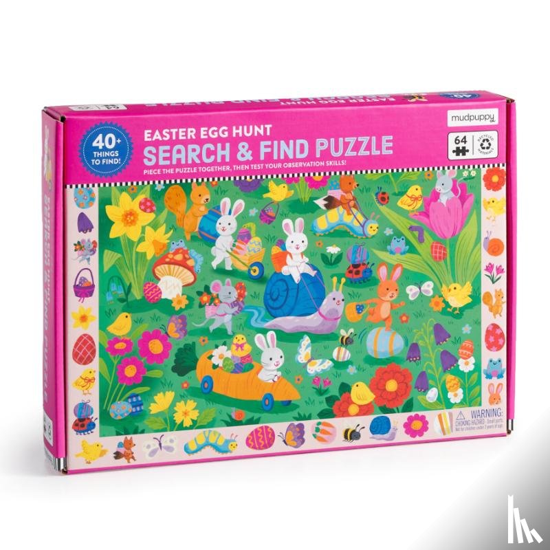 Mudpuppy - Easter Egg Hunt 64 Piece Search & Find Puzzle