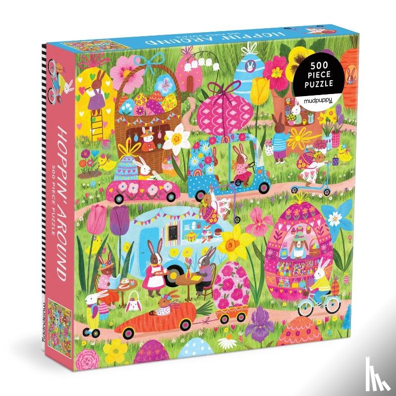 Mudpuppy - Hoppin' Around 500 Piece Family Puzzle