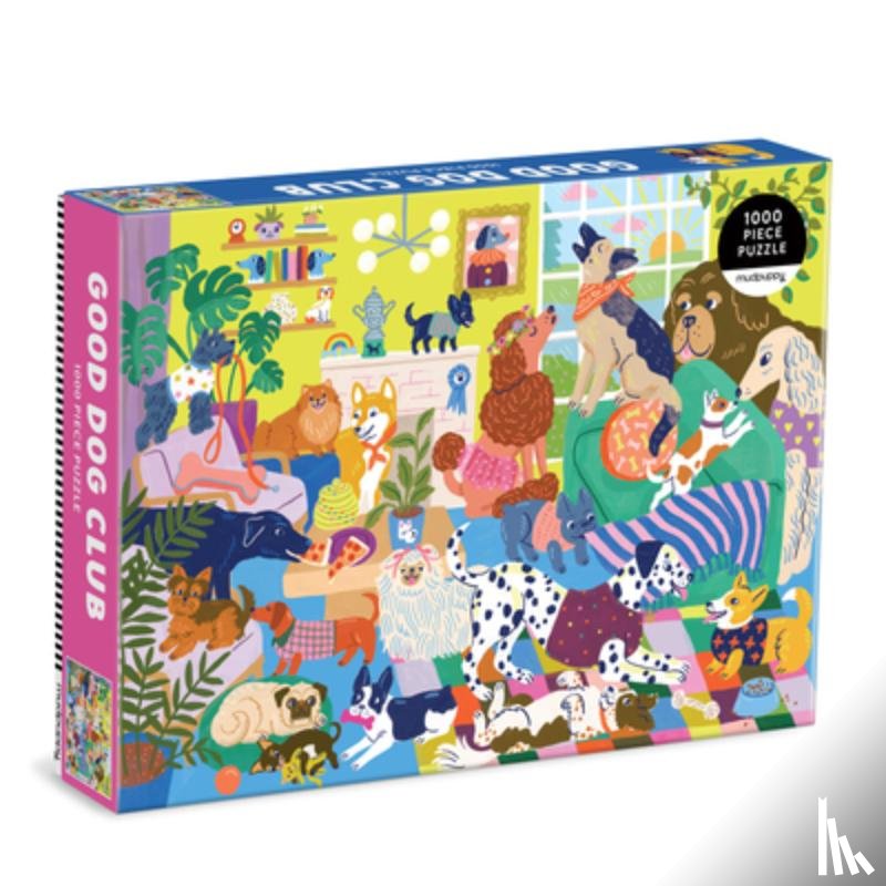 Mudpuppy - Good Dog Club 1000 Piece Family Puzzle