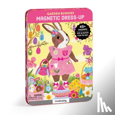 Mudpuppy - Garden Bunnies Magnetic Dress-up