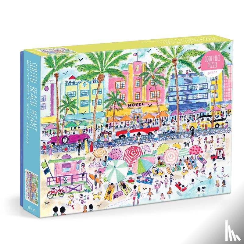 Galison - Michael Storrings South Beach Miami 1000 Piece Puzzle