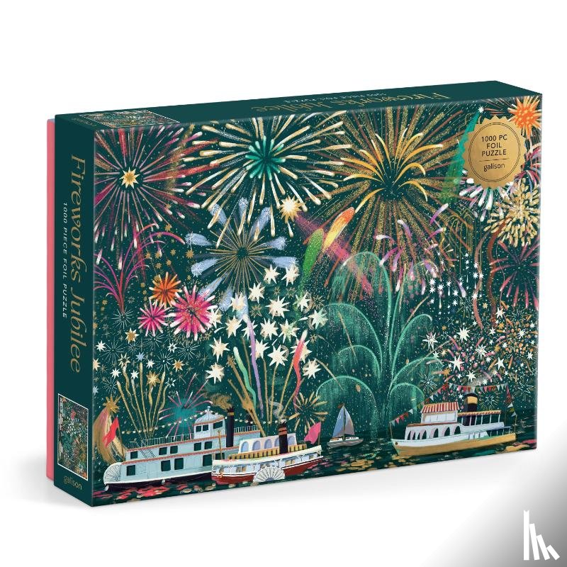 Galison - Fireworks Jubilee 1000 Piece Foil Puzzle