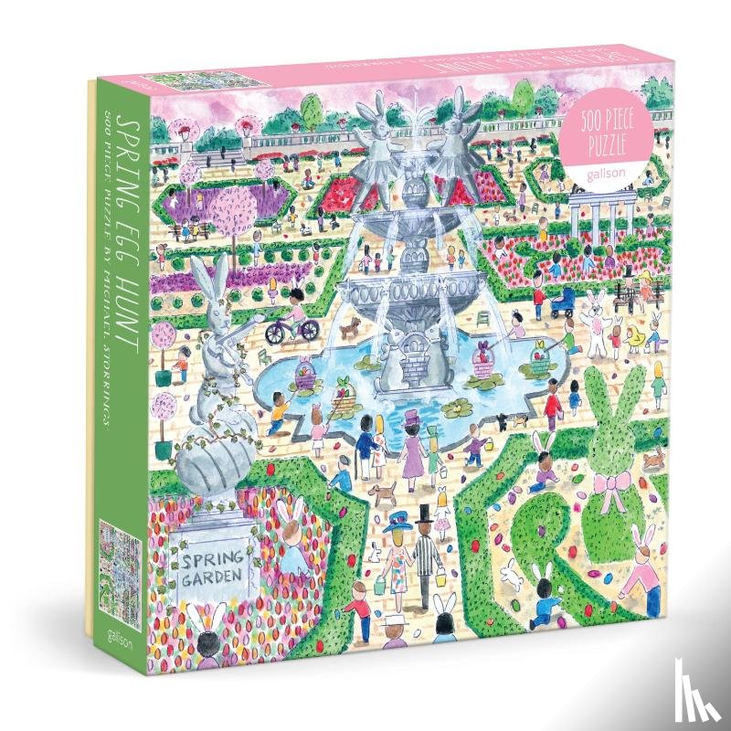 Galison - Michael Storrings Spring Egg Hunt 500 Piece Puzzle