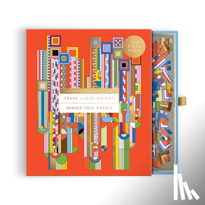 Galison - Frank Lloyd Wright Saguaro Cactus & Forms 750 Piece Shaped Foil Puzzle
