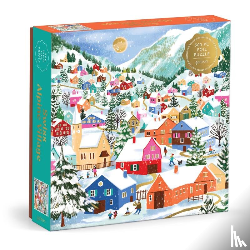 Galison - Swiss Alpine Village 500 Piece Foil Puzzle