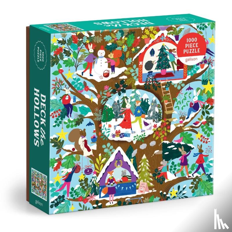 Galison - Deck The Hollows 1000 Piece Puzzle