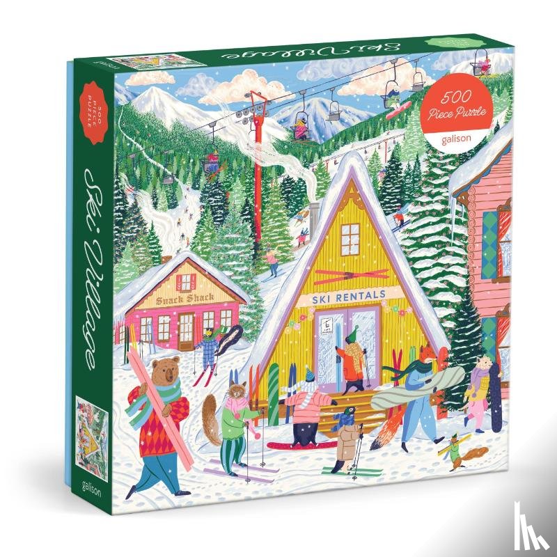 Galison - Ski Village 500 Piece Puzzle