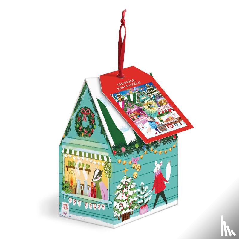 Galison - Holiday Market 130 Piece Puzzle Ornament