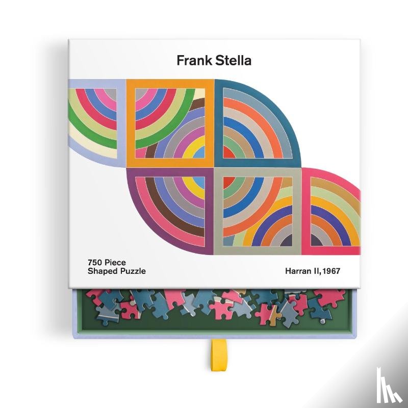 Galison - Frank Stella Harran II 750 Piece Shaped Puzzle in a Drawer Box