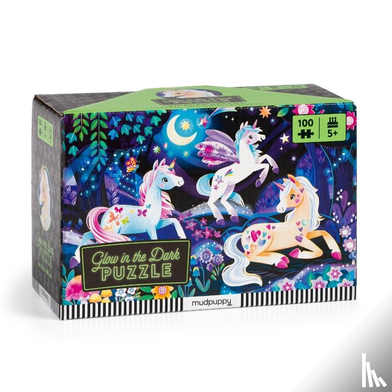 Mudpuppy - Unicorn Dreams 100 Piece Glow in the Dark Puzzle