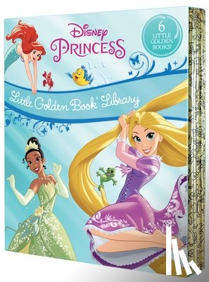 Various - Disney Princess Little Golden Book Library -- 6 Little Golden Books: Tangled; Brave; The Princess and the Frog; The Little Mermaid; Beauty and the Bea