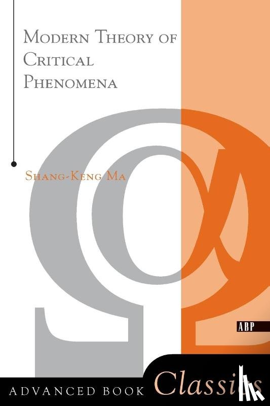 Ma, Shang-keng - Modern Theory Of Critical Phenomena