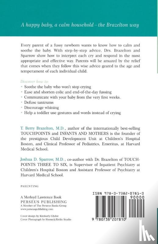 Sparrow, Joshua, Brazelton, T. Berry - Calming Your Fussy Baby
