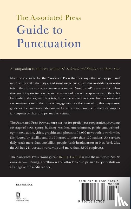 Cappon, Rene - The Associated Press Guide To Punctuation