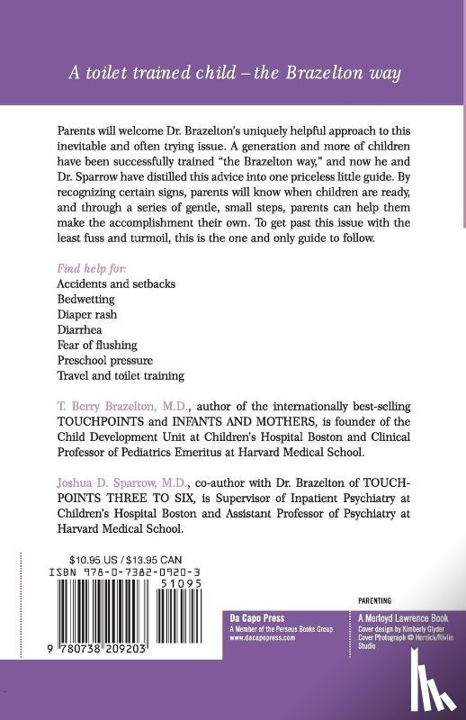Sparrow, Joshua, Brazelton, T. Berry - Toilet Training-The Brazelton Way