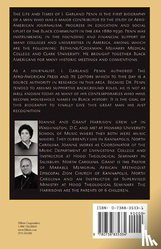 Harrison, Joanne K, Harrison, Grant - The Life and Times of Irvine Garland Penn