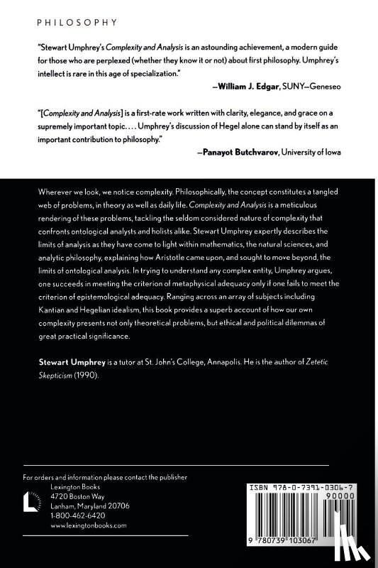 Umphrey, Stewart - Complexity and Analysis