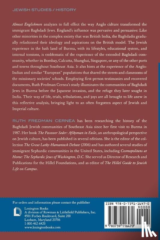 Cernea, Ruth Fredman - Almost Englishmen