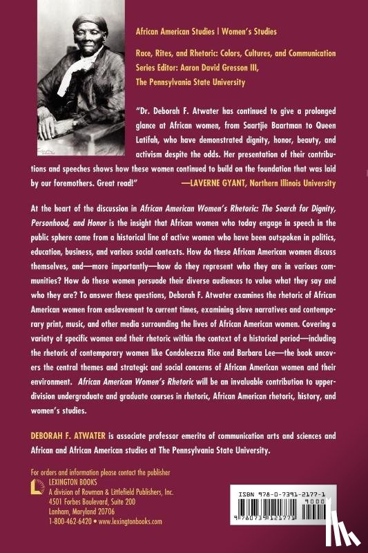 Atwater, Deborah F. - African American Women's Rhetoric