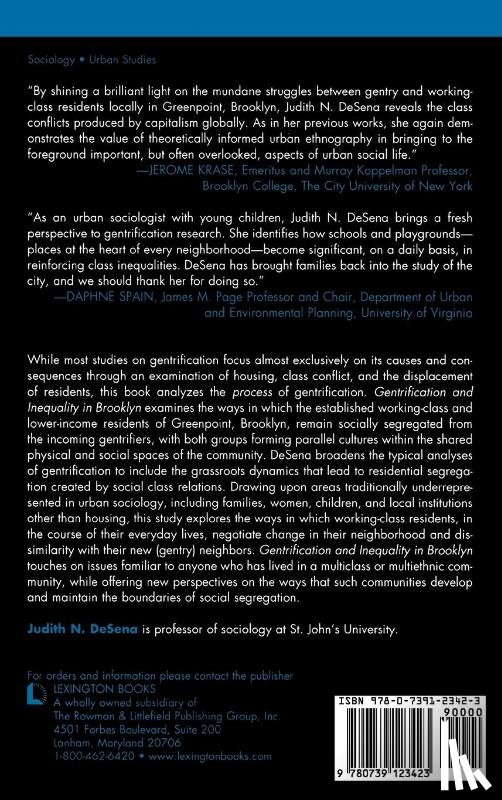 DeSena, Judith - The Gentrification and Inequality in Brooklyn