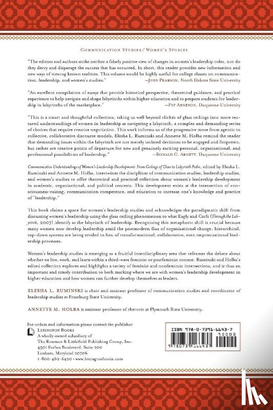  - Communicative Understandings of Women's Leadership Development