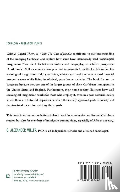 Miller, O. Alexander - Colonial Capital Theory at Work