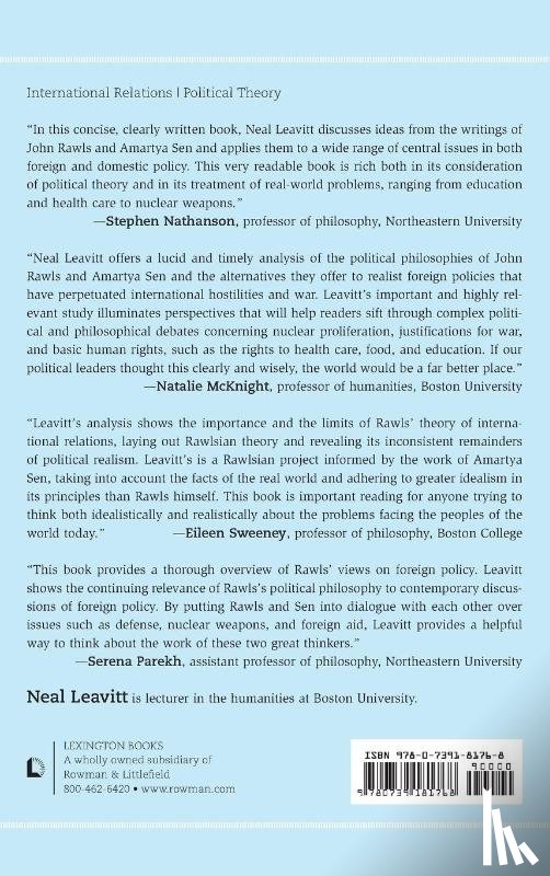Leavitt, Neal - Foreign Policy of John Rawls and Amartya Sen